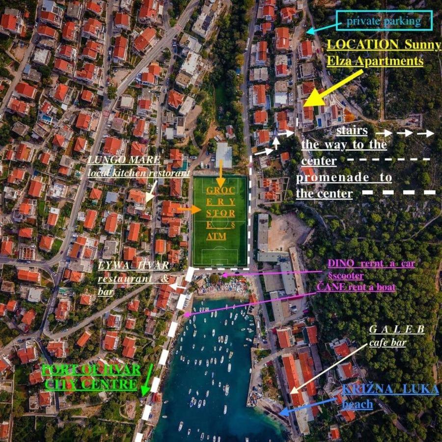 Apartment Sunny Elza 2 Hvar Town Exterior foto
